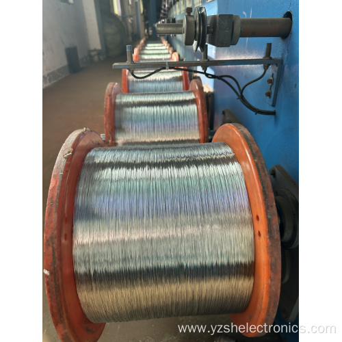 Tinned copper clad aluminum wire processing